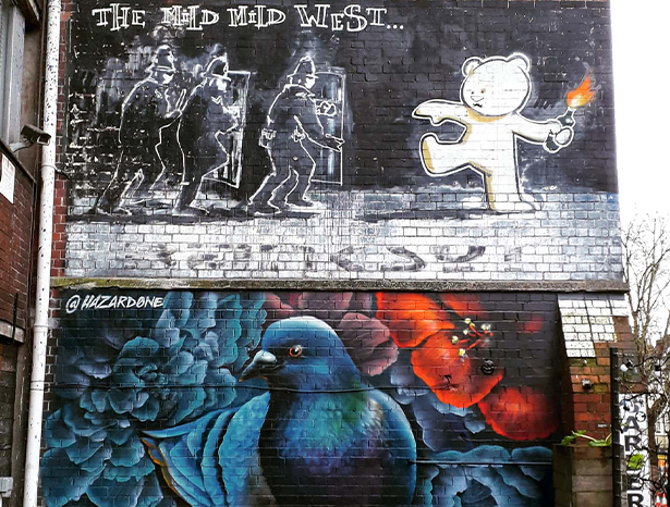 Banksy street art in Bristol