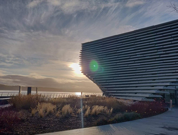 Dundee V&A at sunset