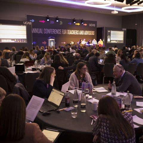 Delegates at the UCAS advisers & teachers conference 2024