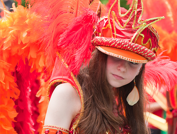 Girl at carnival