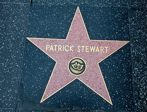 Pavement star Patrick Stewart