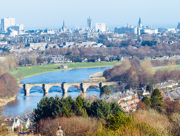 Aberdeen city view