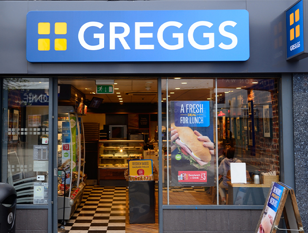 Newcastle Greggs shopfront