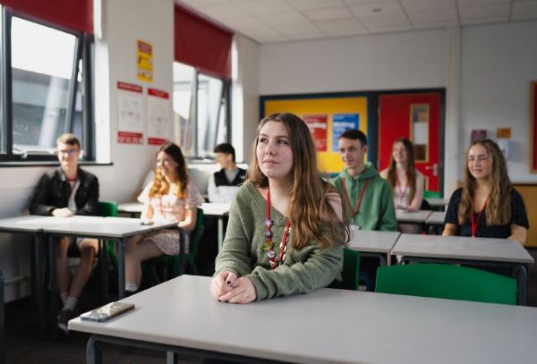 Students in a classroom