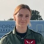 Headshot of Amy Paterson – Cabin crew apprentice at RAF Brize Norton  