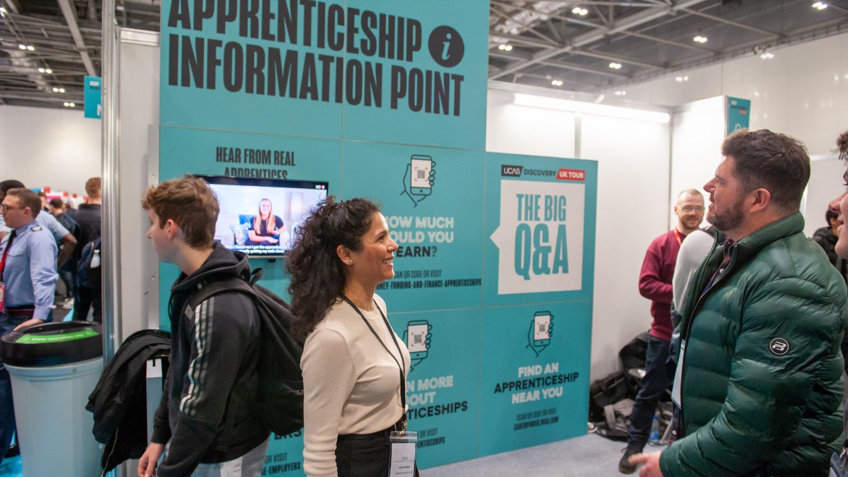 Apprenticeship discovery stand