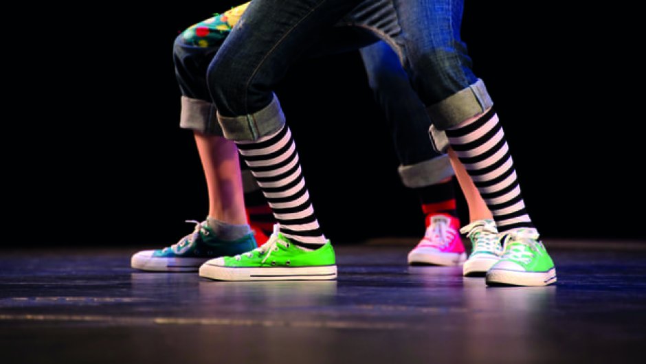 Dancers' feet
